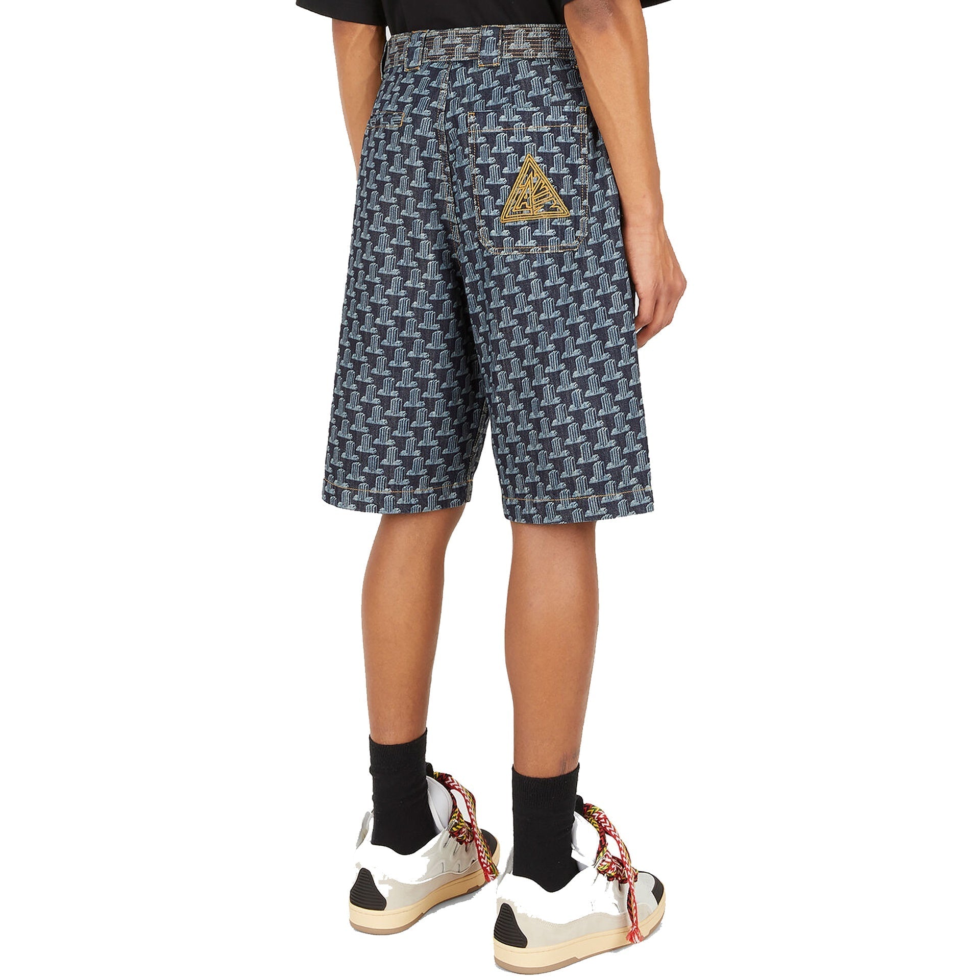 Lanvin Column Monogram Shorts Men by Luosophy