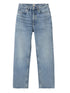 Toteme Women Distressed Blue Classic Cut Denim by Luosophy