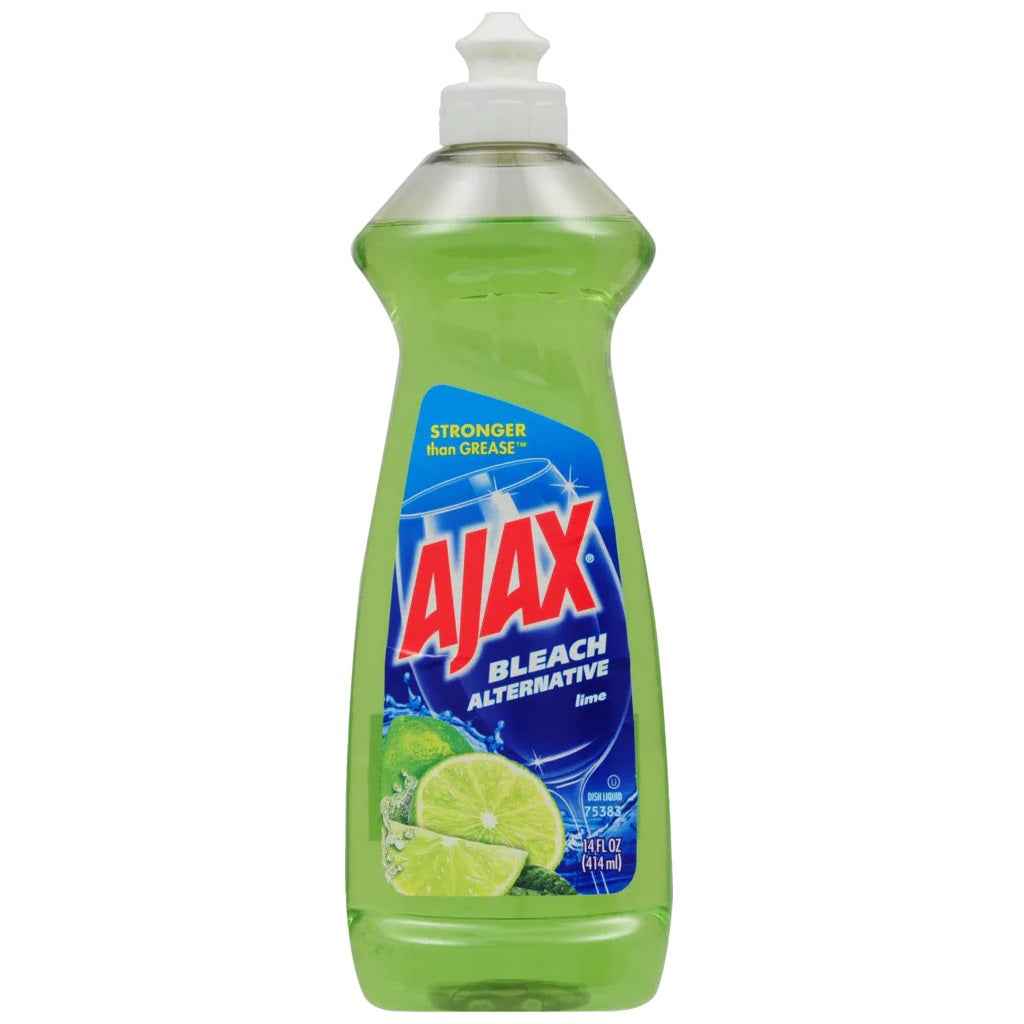 Ajax Ultra Dish Liquid Vinegar &amp; Lime 14 Fl Oz