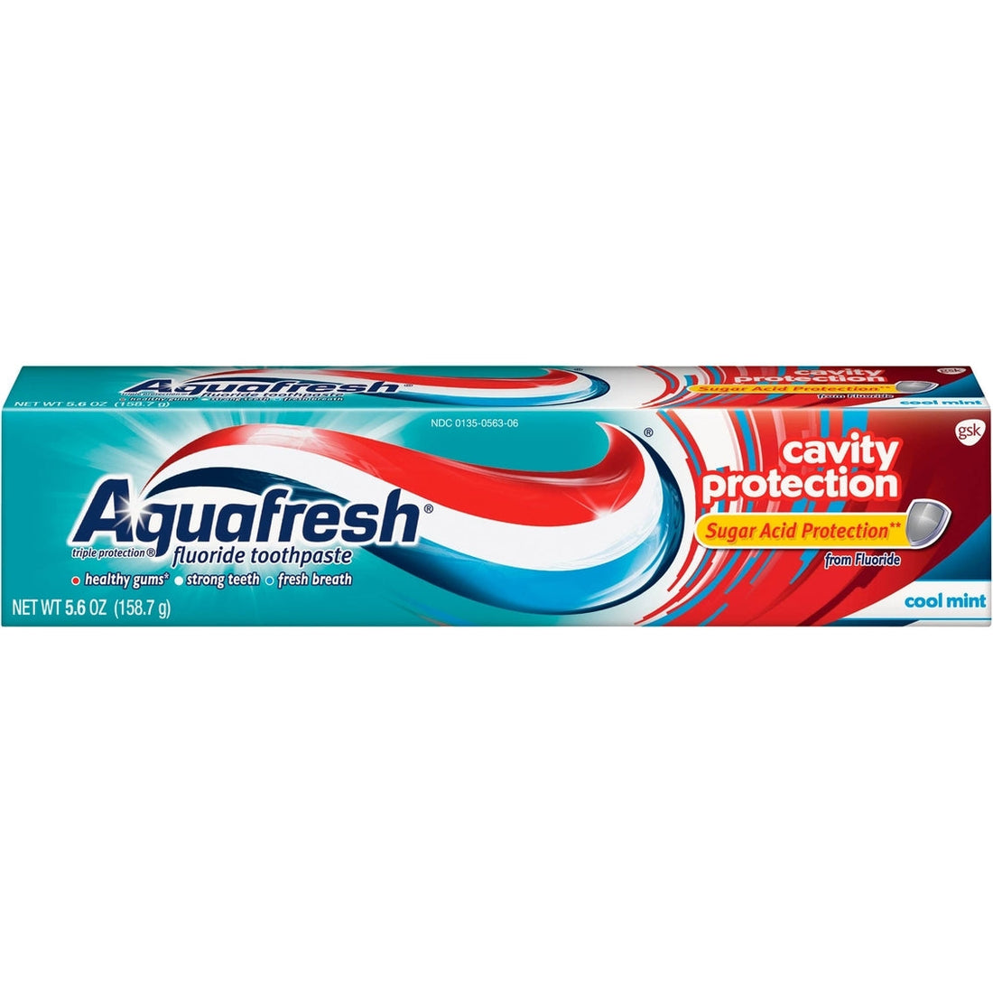 Aquafresh Cavity Protection Fluoride Toothpaste, Cool Mint, 5.6 Ounce by Pasteur Pharmacy