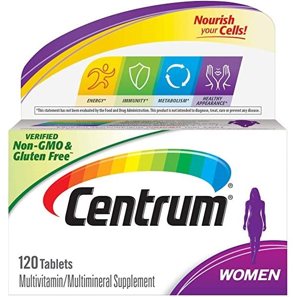 Centrum Multivitamin For Women, Multivitamin/Multimineral Supplement With Iron, Vitamins D3, B And Antioxidants by Pasteur Pharmacy