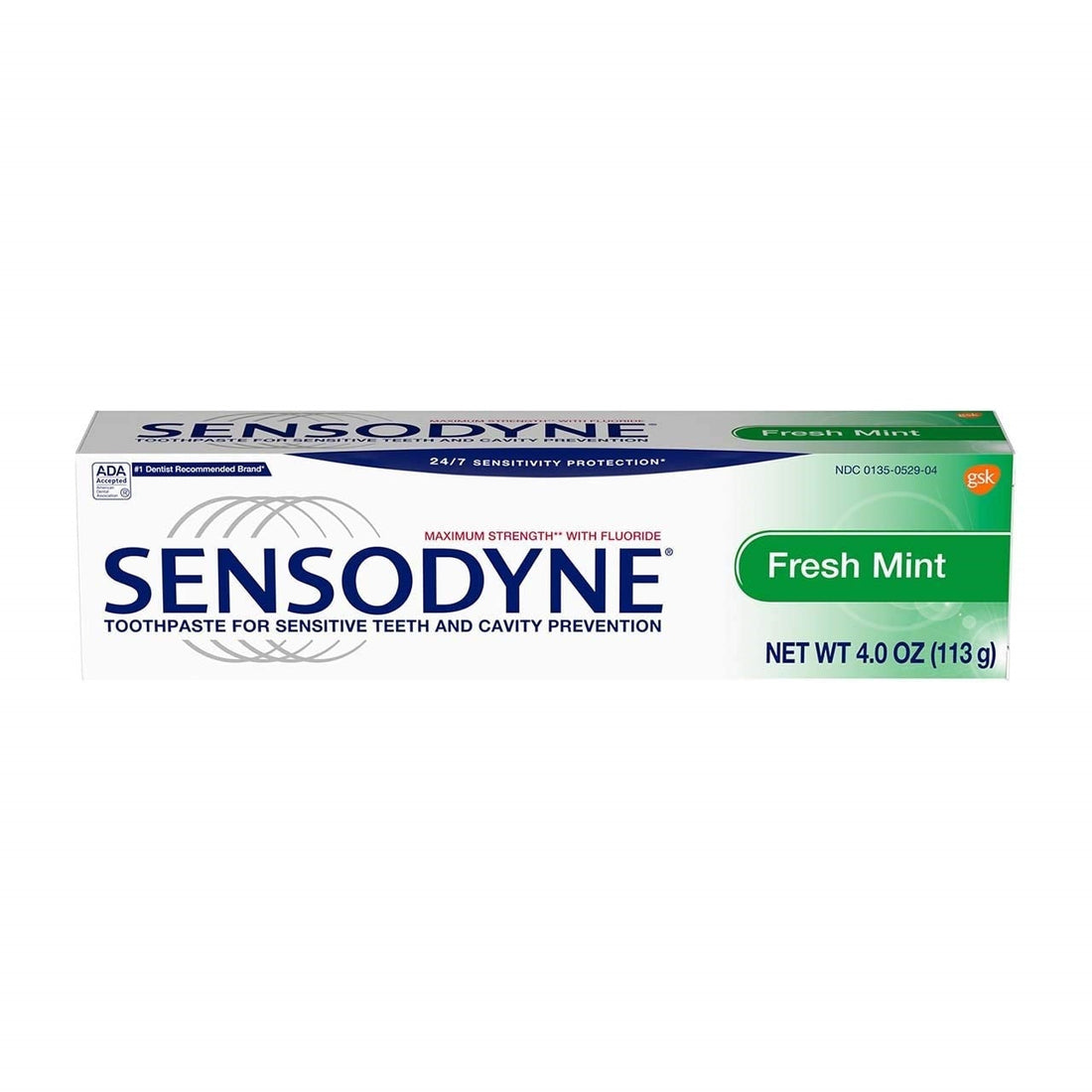 Sensodyne Toothpaste For Sensitive Teeth - Fresh Mint - 4 Oz - DestGlow