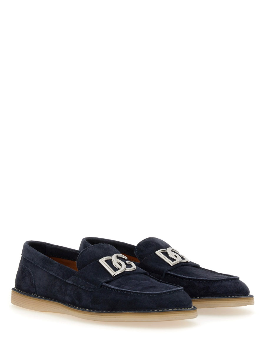 Dolce &amp; Gabbana Men Suede Loafer by Luosophy