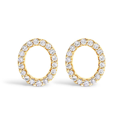 10K White Gold 1/10 Cttw Diamond Initial â€œAâ€ Stud Earring by Bids.com