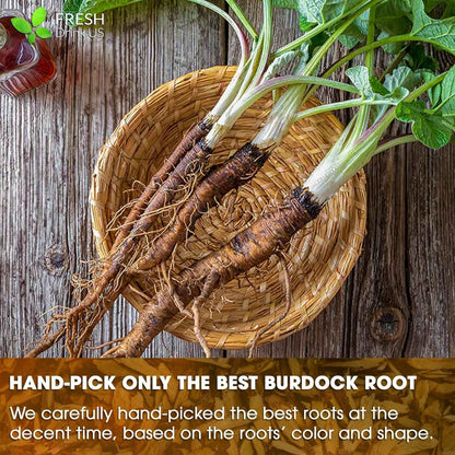 Burdock Root Powder,  Burdock Root Extract, 100% Natural &amp; Pure from Burdock Root, Burdock Root Herbal Tea, No Additives, No Caffeine, Vegan