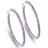 3.00 Carat Genuine Amethyst .925 Sterling Silver Earrings by Bids.com