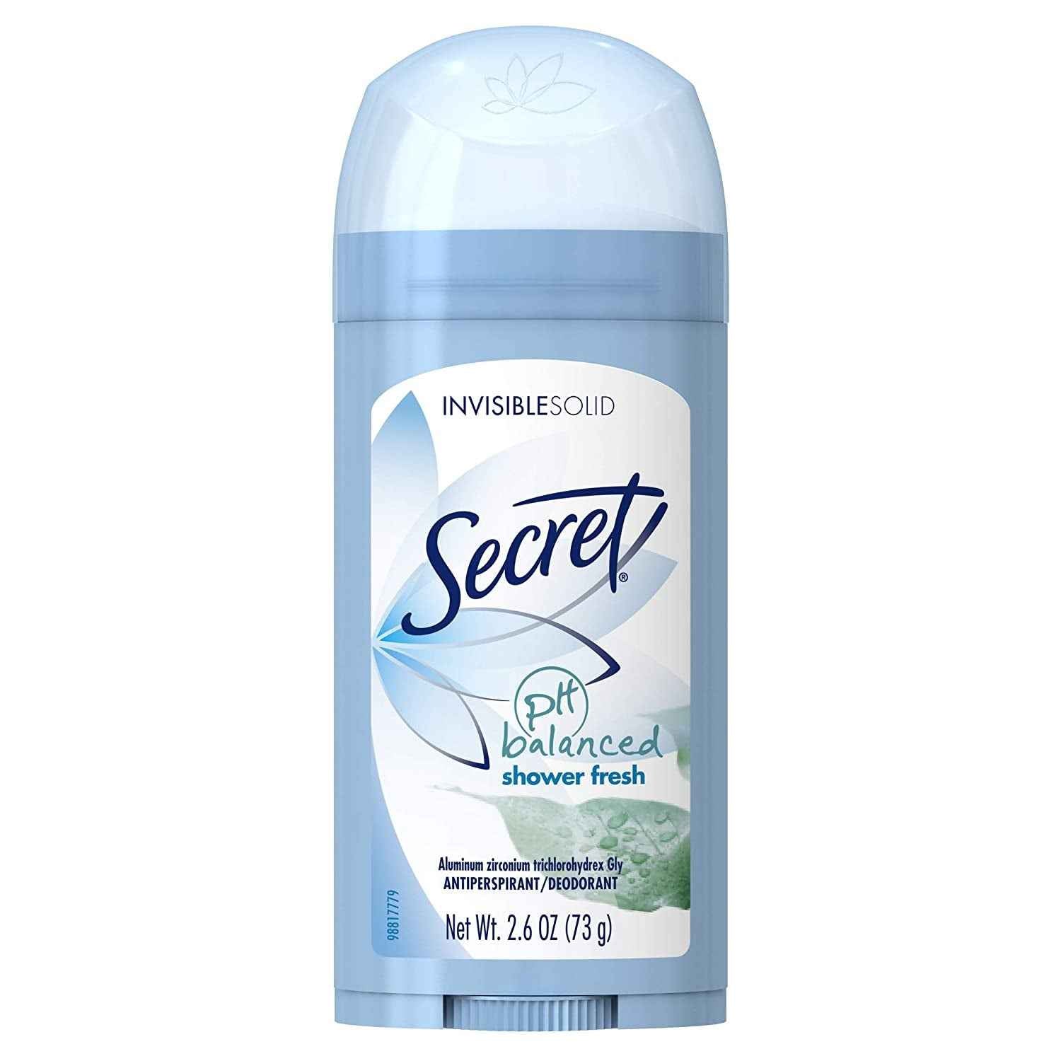 Secret Shower Fresh Invisible Solid Antiperspirant &amp; Deodorant - 2.6oz