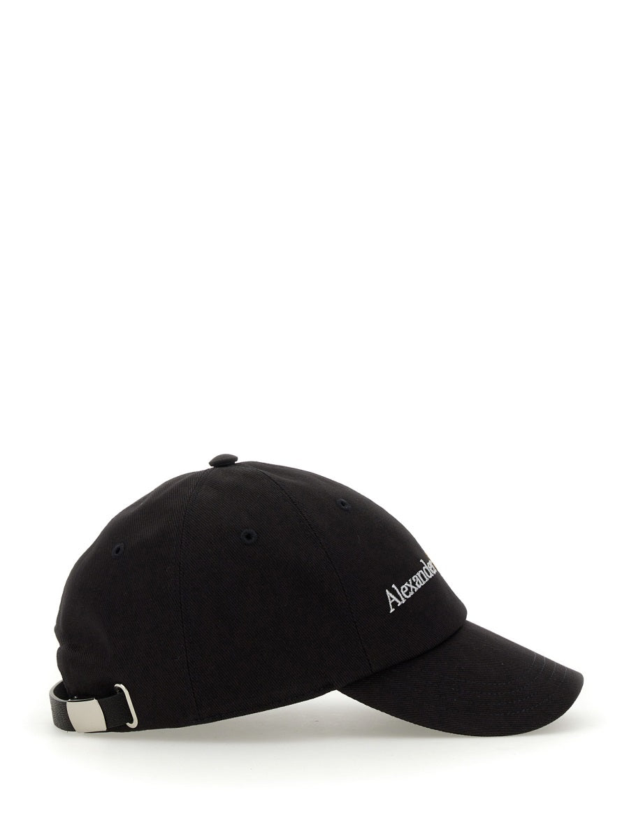 Alexander Mcqueen Men Baseball Hat With Logo by Luosophy