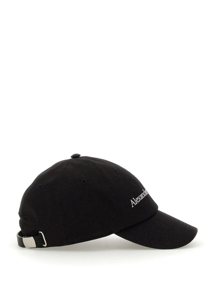 Alexander Mcqueen Men Baseball Hat With Logo by Luosophy