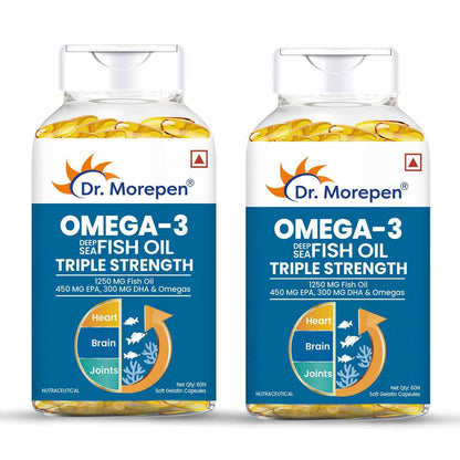 Dr. Morepen Omega-3 Deep Sea Fish Oil Triple Strength Softgels