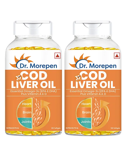Dr. Morepen Cod Liver Oil Softgels