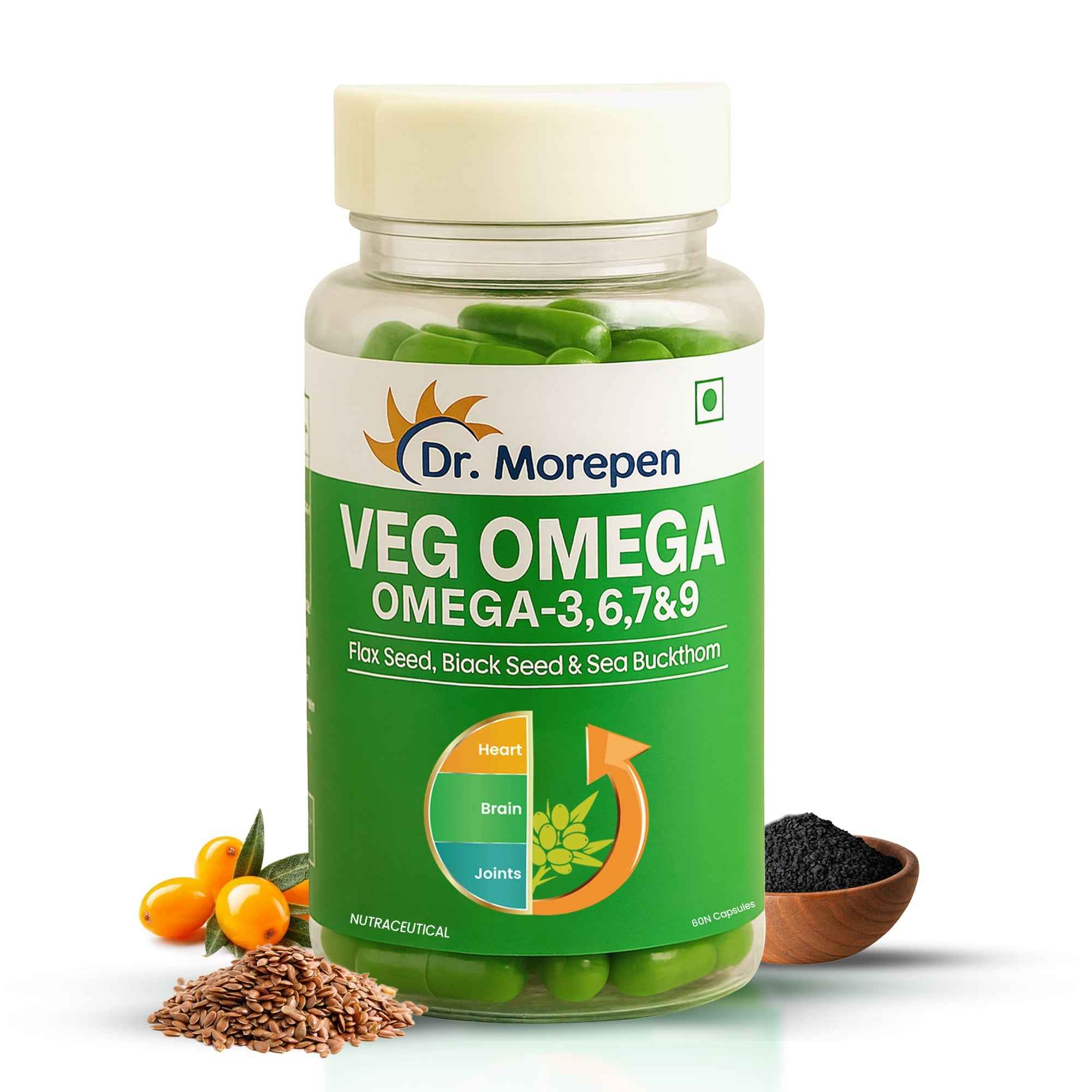 Dr. Morepen Veg-Omega Veg Capsules