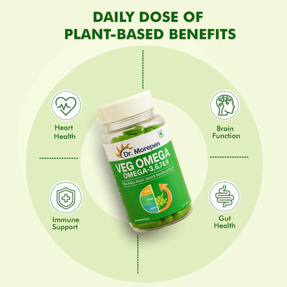 Dr. Morepen Veg-Omega Veg Capsules