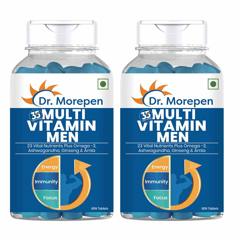 Dr. Morepen Multivitamins For Men With Omega 3 &amp; Herbs