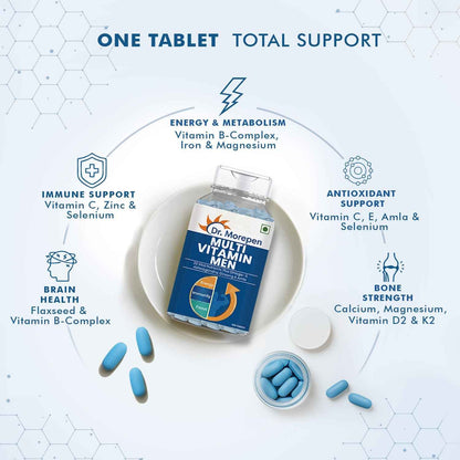 Dr. Morepen Multivitamins For Men With Omega 3 &amp; Herbs