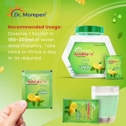 Dr. Morepen Acidity-X Fizz Sachets