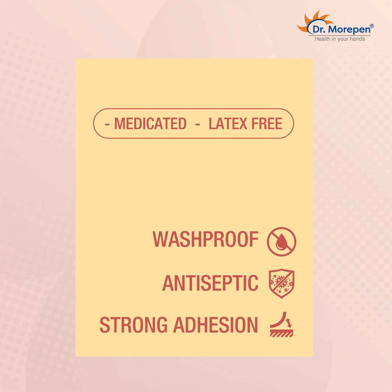 Dr. Morepen AID ?Band-Aid Adhesive