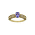 1.45ct Tanzanite Diamond Eng Only 14KT Yellow Gold by Bids.com