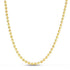 Moon Cut Bead Chain in 14k Yellow Gold (4.00 mm)  DestGlow