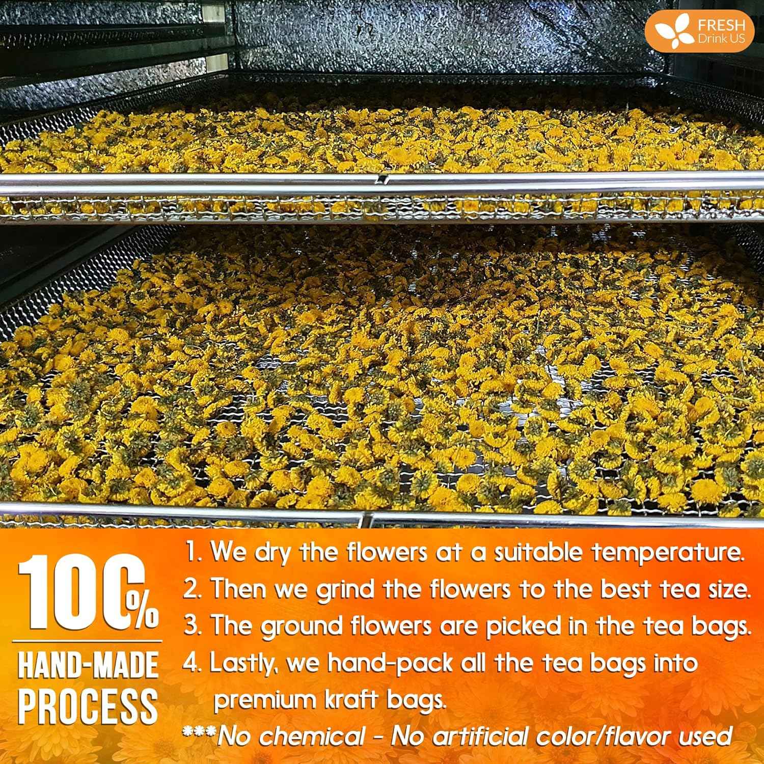 Premium 75 Chrysanthemum Flower Tea Bags