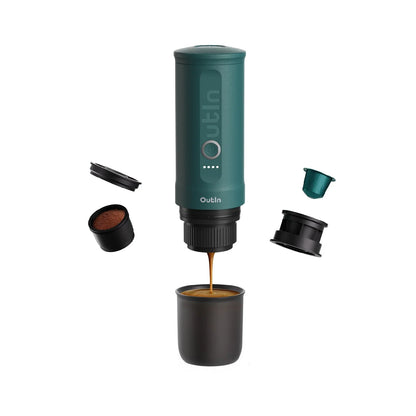 Nano Portable Espresso Machine (OutIn Teal) by OutIn