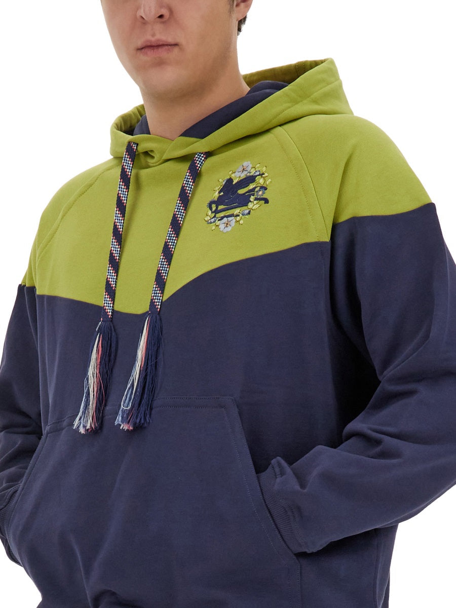 Etro Men Hooded Sweatshirt With Logo by Luosophy