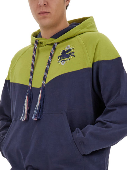 Etro Men Hooded Sweatshirt With Logo by Luosophy