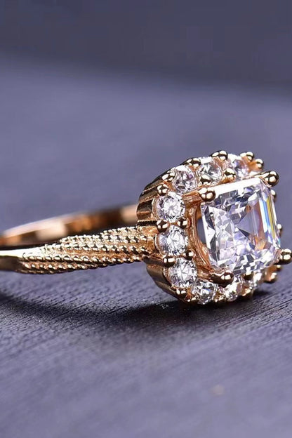 1 Carat Sparkala™ Twisted Ring (18k Rose Gold Over Pure Sterling Silver) by Sparkala