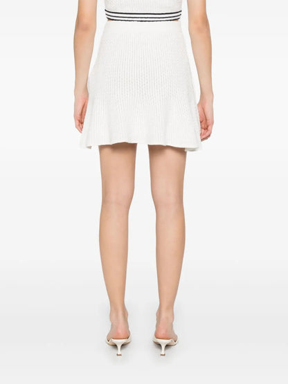 Self-Portrait Women Knitted Mini Skirt by Luosophy