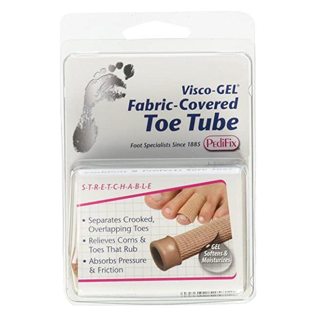 PediFix Visco-Gel Fabric-Covered Toe Tube Large by Pasteur Pharmacy