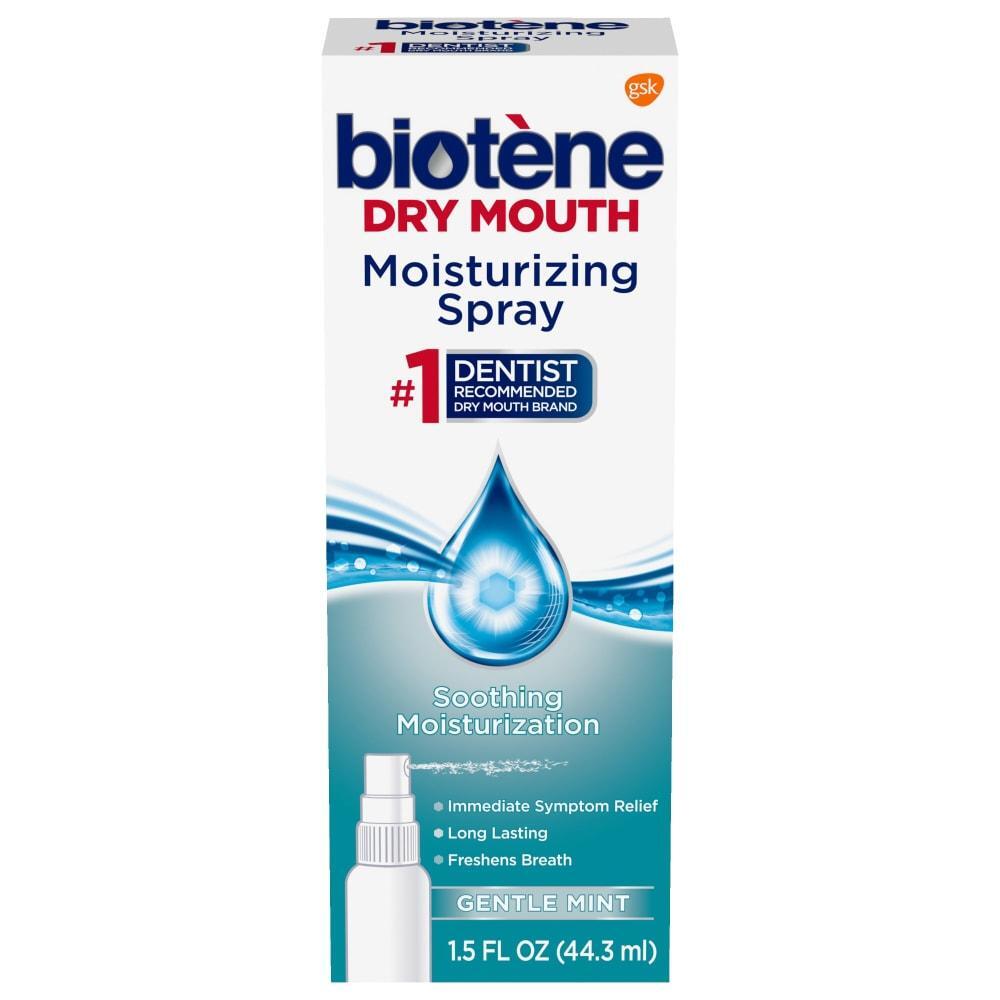 Biotene Moisturizing Dry Mouth Spray, Gentle Mint - 1.5 Fl Oz by Pasteur Pharmacy