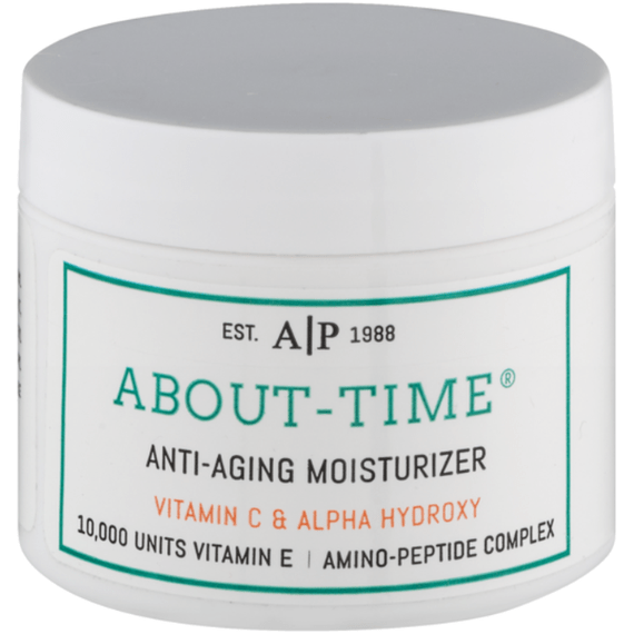 About Time Anti-aging Moisturizer, Vitamin C &amp; Alpha Hydroxy Cream 2.2oz by Pasteur Pharmacy