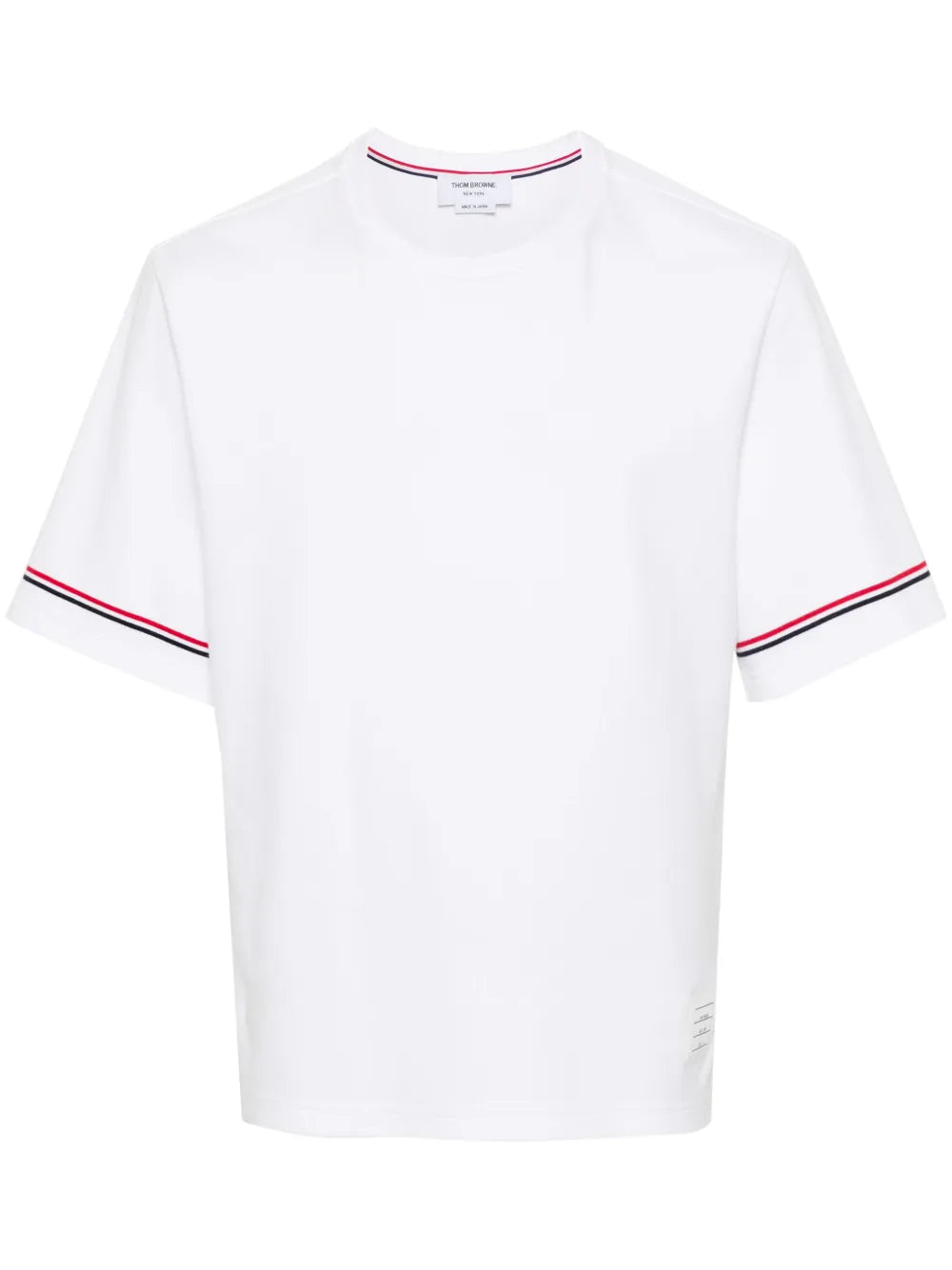 Thom Browne Men Rwb Stripe T-Shirt - DestGlow