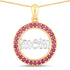 0.64 Carat Genuine Ruby .925 Sterling Silver Pendant by Bids.com