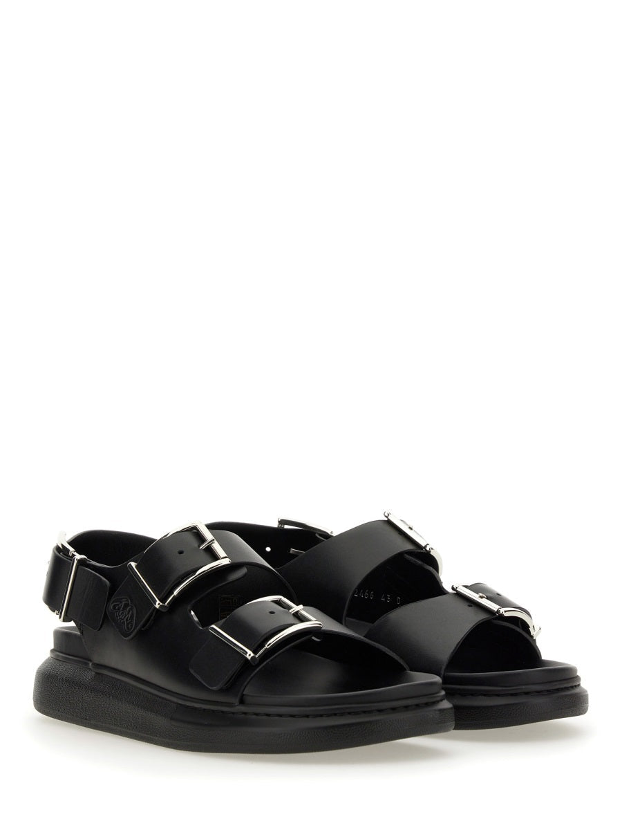 Alexander Mcqueen Men Leather Sandal by Luosophy