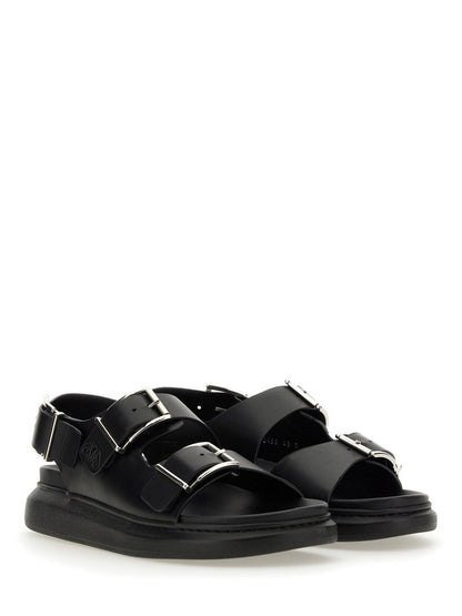 Alexander Mcqueen Men Leather Sandal by Luosophy