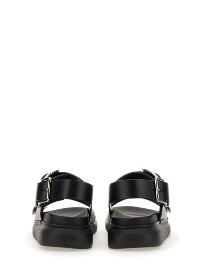 Alexander Mcqueen Men Leather Sandal by Luosophy