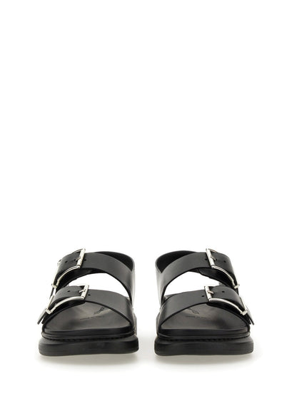 Alexander Mcqueen Men Leather Sandal by Luosophy