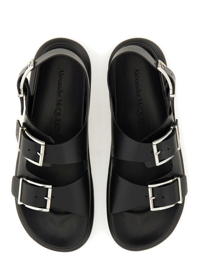 Alexander Mcqueen Men Leather Sandal by Luosophy