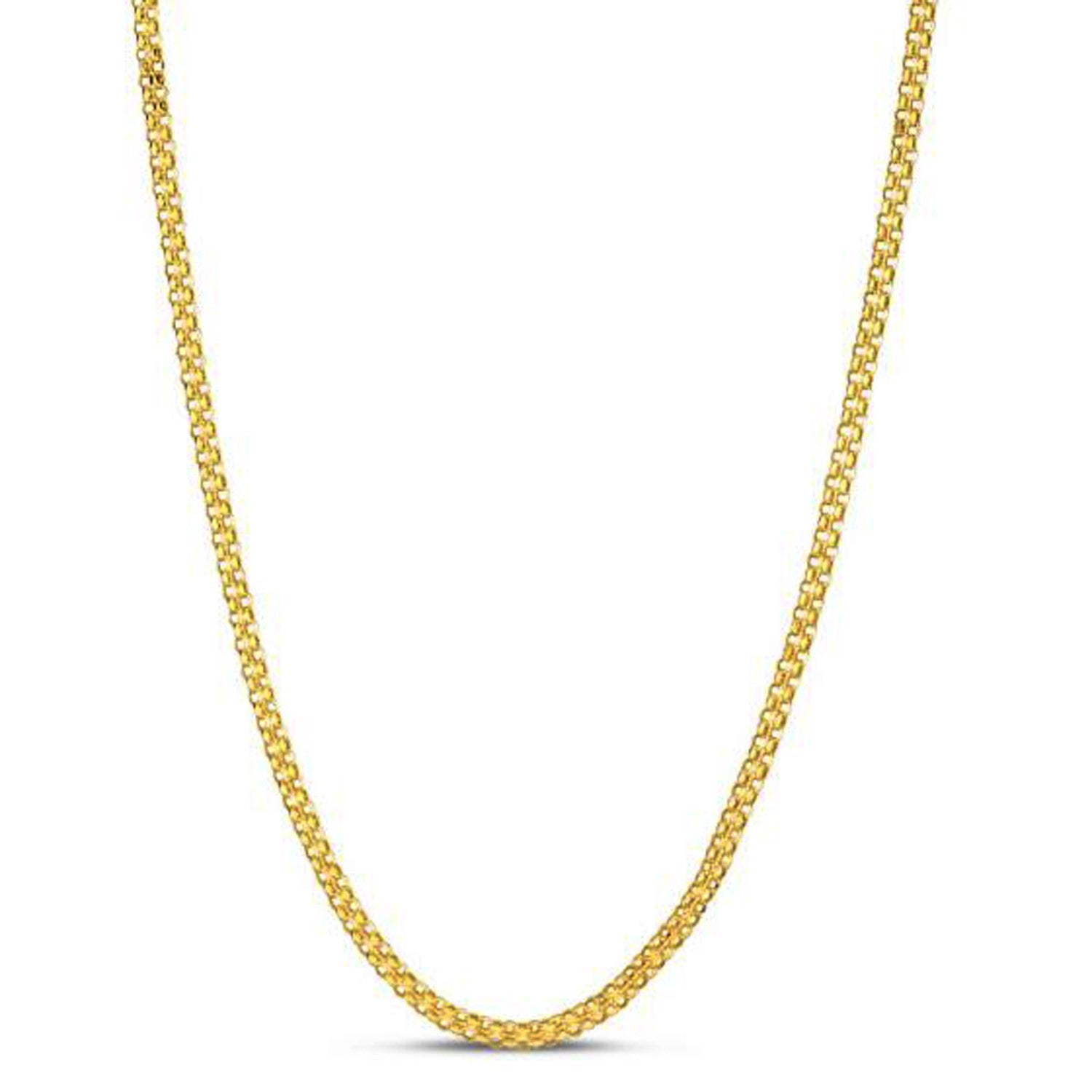 14k Yellow Gold Bismark Chain (2.50 mm) by Bids.com