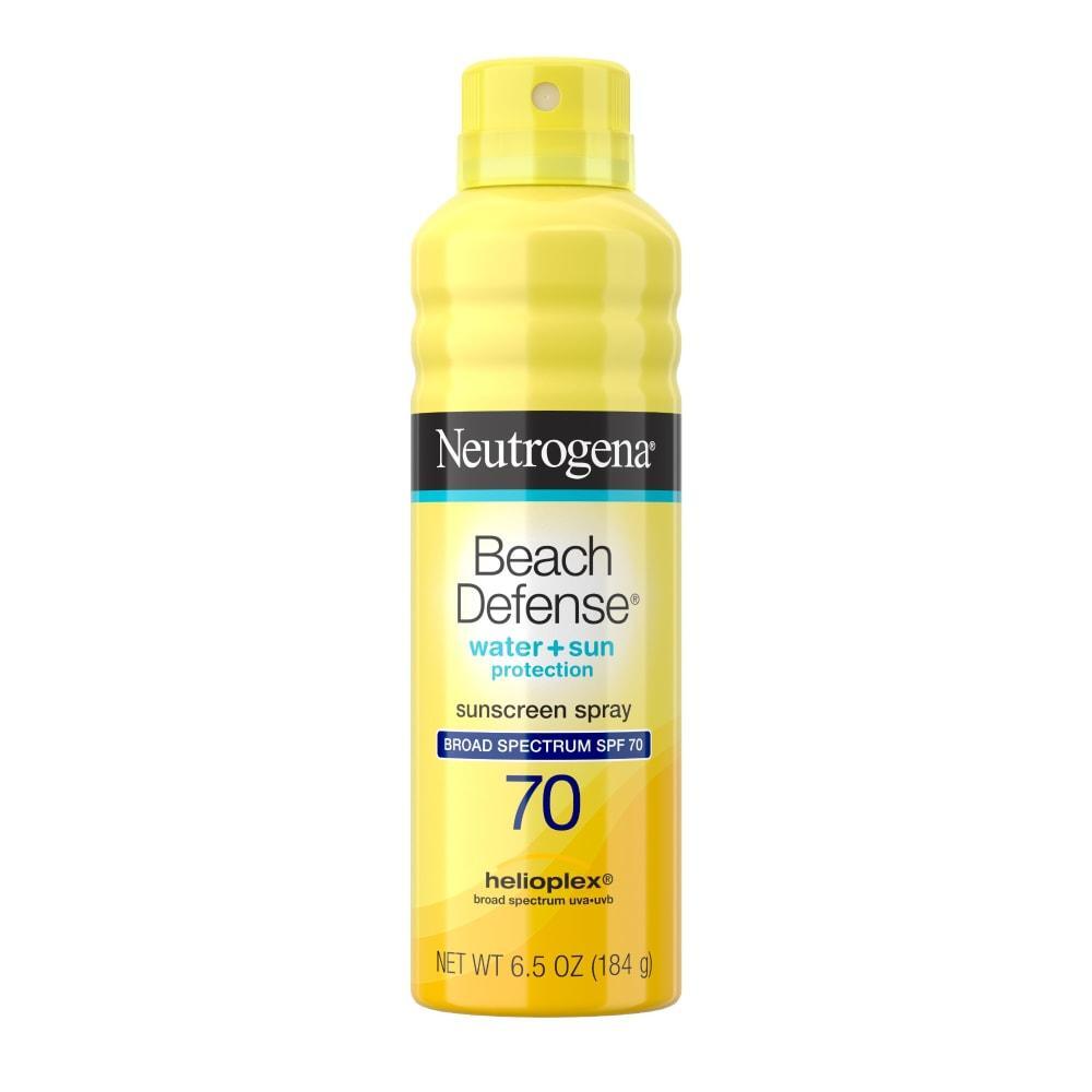 Neutrogena Beach Defense Water + Sun Protection Sunscreen Spray Broad Spectrum SPF 70 by Pasteur Pharmacy
