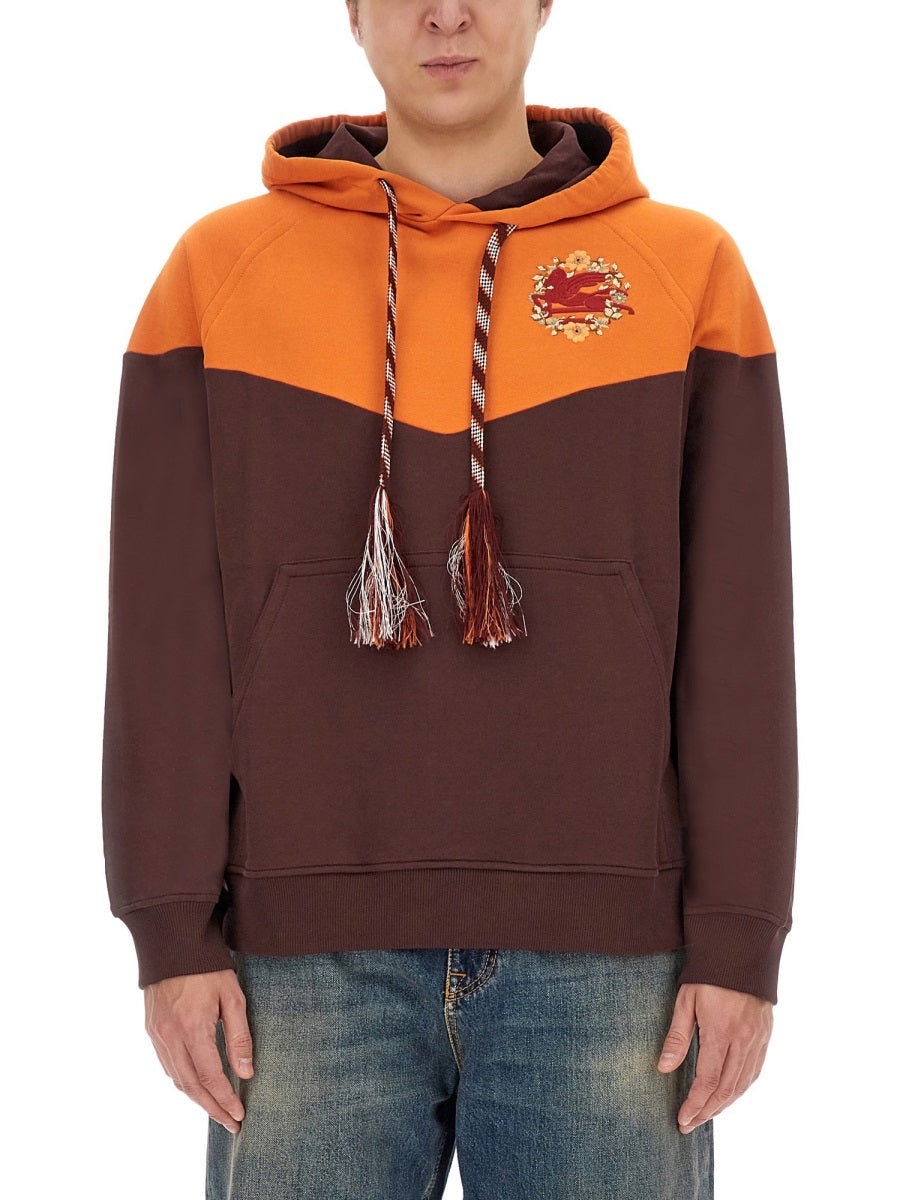 Etro Men Hooded Sweatshirt With Logo by Luosophy