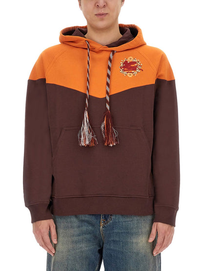 Etro Men Hooded Sweatshirt With Logo by Luosophy