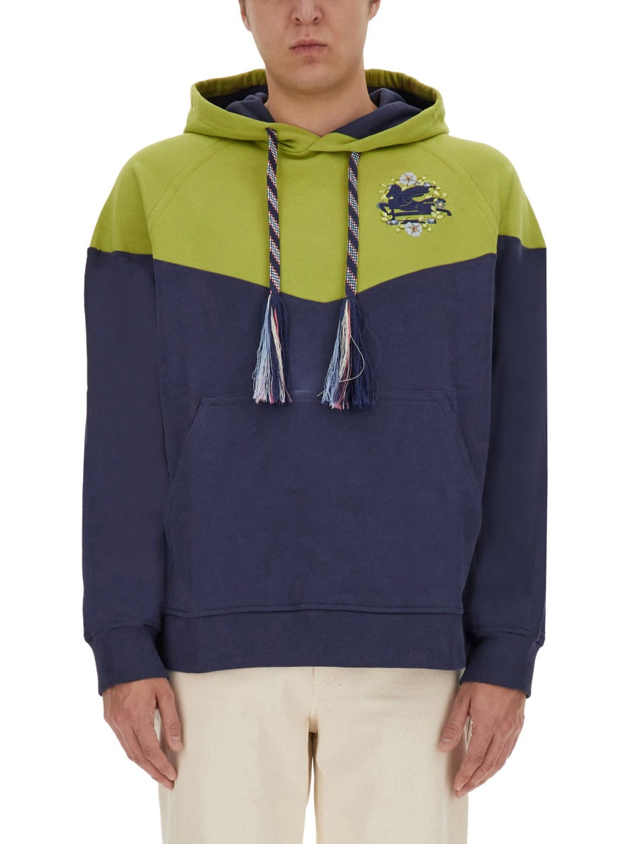 Etro Men Hooded Sweatshirt With Logo by Luosophy