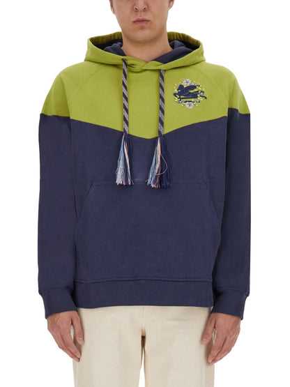 Etro Men Hooded Sweatshirt With Logo by Luosophy