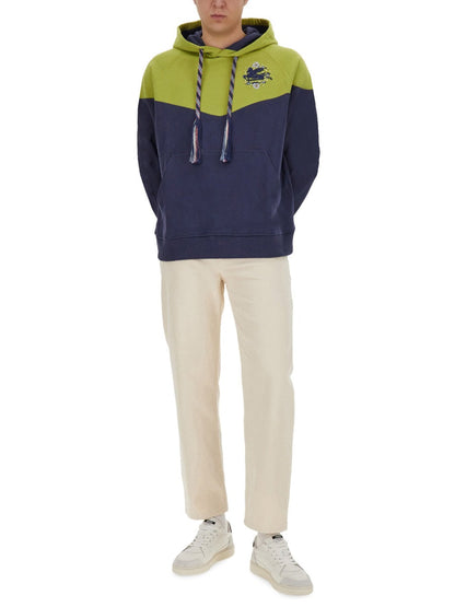 Etro Men Hooded Sweatshirt With Logo by Luosophy