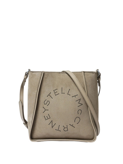 Stella Mccartney Women Alter Suede Shoulder Bag With Piping Details by Luosophy