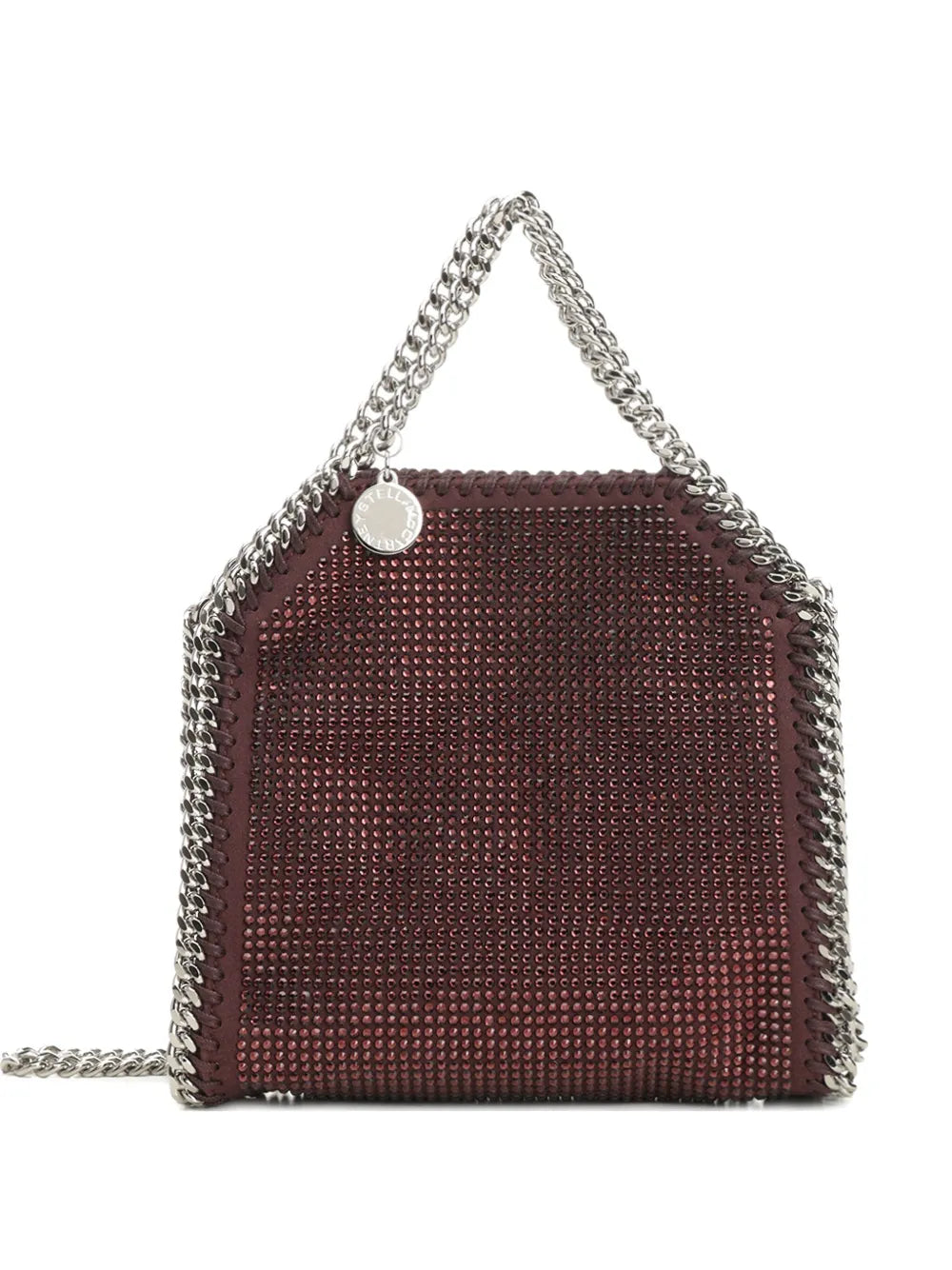 Stella Mccartney Women Falabella Tiny Hotfix Crystals On Alter Suede by Luosophy