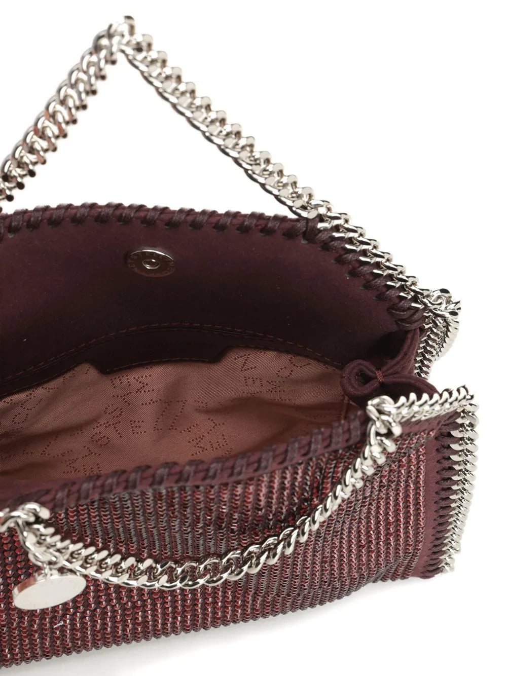 Stella Mccartney Women Falabella Tiny Hotfix Crystals On Alter Suede by Luosophy