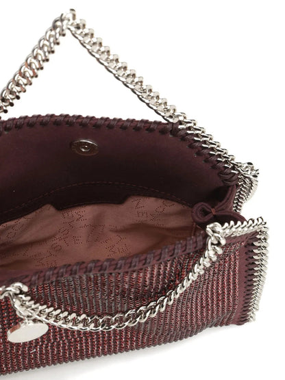 Stella Mccartney Women Falabella Tiny Hotfix Crystals On Alter Suede by Luosophy